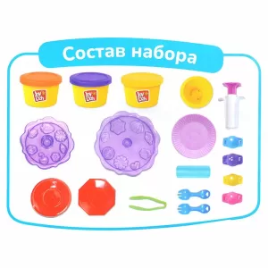 Масса для лепки Joy Doh, набор DESSERT FUN - СЛАДКОЕЖКА