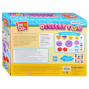 Масса для лепки Joy Doh, набор DESSERT FUN - СЛАДКОЕЖКА