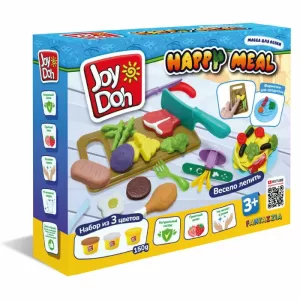 Масса для лепки Joy Doh, набор HAPPY MEAL - ОБЕД НА ВСЮ СЕМЬЮ