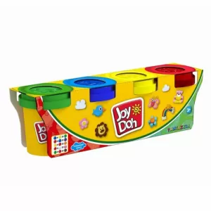 Масса для лепки Joy Doh, набор из 4 баночек с тестом