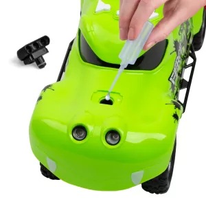 Машина детская с паром "Монстр", свет, звук, движение, пар, 30 см, зелёный