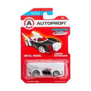 Машинка коллекционная 1:64, Серия FANTASTIC CARS, B/FAN-014, чёрн./серый