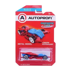Машинка коллекционная 1:64, Серия FANTASTIC CARS, B/FAN-017, синий/красный