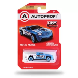 Машинка коллекционная 1:64, Серия HOT TRUCKS, TRU-001, син./белый