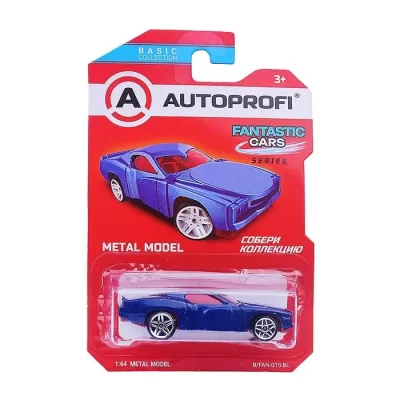 Машинка коллекционная 1:64, Серия FANTASTIC CARS, B/FAN-015, синий