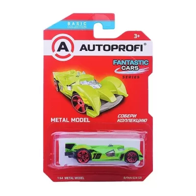 Машинка коллекционная 1:64, Серия FANTASTIC CARS, B/FAN-024, зелёный