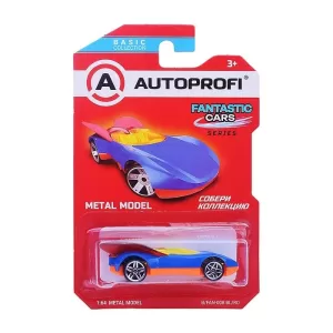 Машинка коллекционная 1:64, Серия FANTASTIC CARS, B/FAN-008, синий/красный