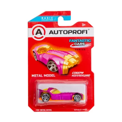 Машинка коллекционная 1:64, Серия FANTASTIC CARS, B/FAN-011, розовый