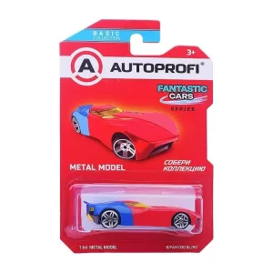 Машинка коллекционная 1:64, Серия FANTASTIC CARS, B/FAN-030, синий/красный