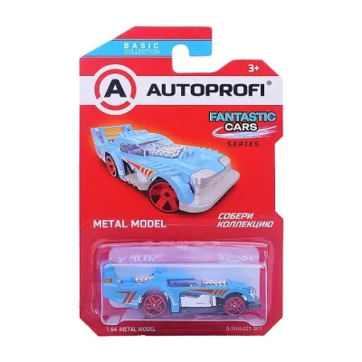 Машинка коллекционная 1:64, Серия FANTASTIC CARS, B/FAN-021, голубой