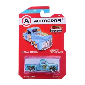 Машинка коллекционная 1:64, Серия HOT ROD CARS, B/ROD-007, синий