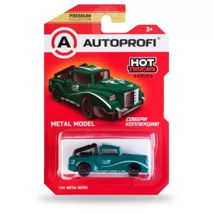 Машинка коллекционная 1:64, Серия HOT TRUCKS, TRU-003, тиффани