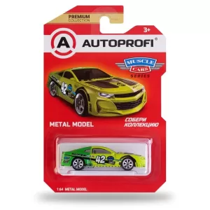 Машинка коллекционная 1:64, Серия MUSCLE CARS (Camaro), MUS-003, зелёный