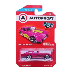 Машинка коллекционная 1:64, Серия RETRO CARS, B/RET-005, розовый