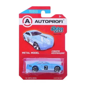 Машинка коллекционная 1:64, Серия RETRO CARS, B/RET-006, голубой