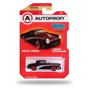 Машинка коллекционная 1:64, Серия RETRO CARS, RET-001, коричневый