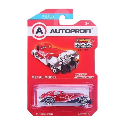 Машинка коллекционная 1:64, Серия HOT ROD CARS, B/ROD-006, красный
