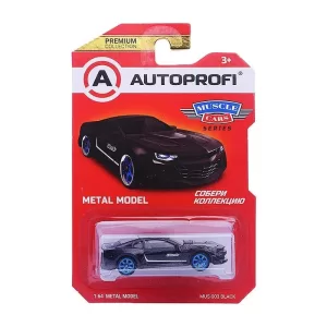 Машинка коллекционная 1:64, Серия MUSCLE CARS (Camaro), MUS-003, чёрный