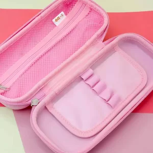 Пенал в виде рюкзачка с ручкой Моя мелодия розовый силиконовый