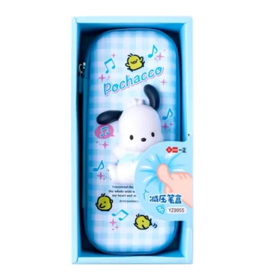 Пенал школьный со сквишем Pochacco