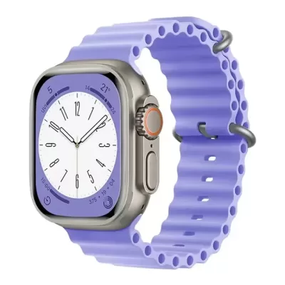 Ремешок Apple Watch Ocean Silicone 42-44-45-49mm (Lilac)