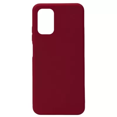 Чехол Note 10 5G Silicone Case Logo (Винный(14))
