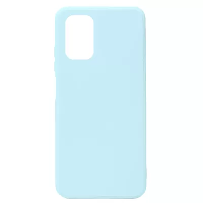 Чехол Note 10 5G Silicone Case Logo (Голубой(11))