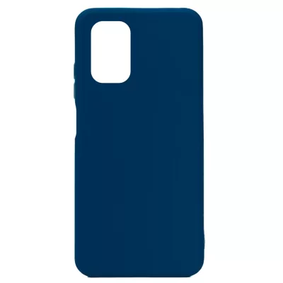 Чехол Note 10 5G Silicone Case Logo (Темно-Синий(8))