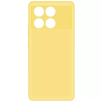 Чехол Poco F6 Pro Silicone Case Logo (Желтый(20))