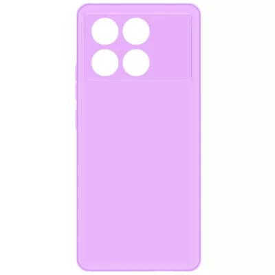 Чехол Poco F6 Pro Silicone Case Logo (Лиловый(13))