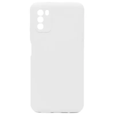 Чехол Poco M3 Silicone Case Logo (Белый(9))