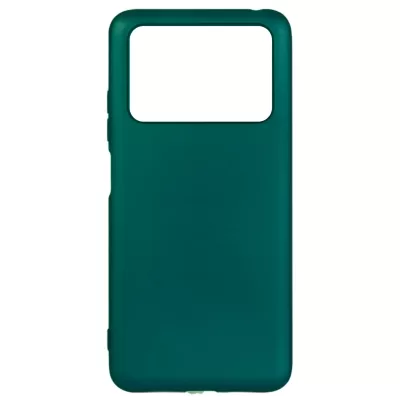Чехол Poco M4 Pro 4G Silicone Case Logo (Темно-Зеленый(22))