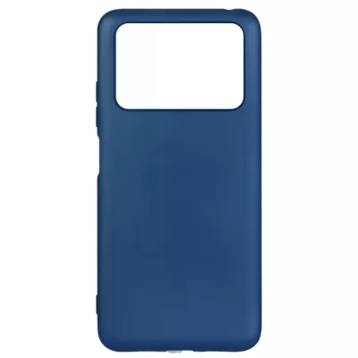 Чехол Poco M4 Pro 4G Silicone Case Logo (Темно-Синий(8))