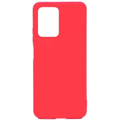 Чехол Poco X4 GT Silicone Case Logo (Красный(1))