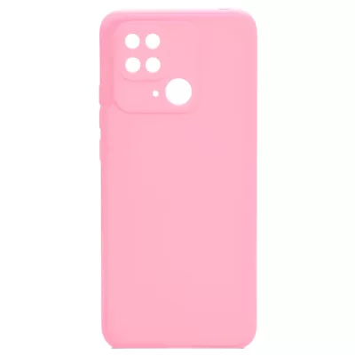 Чехол Redmi 10C Silicone Case Logo (Розовый(17))