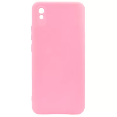 Чехол Redmi 9a Silicone Case Logo (Розовый(17))