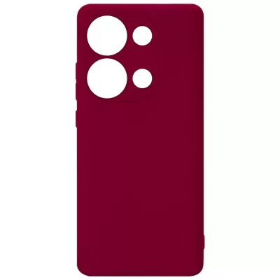 Чехол Redmi Note 13 4G Silicone Case Logo (Винный(14))