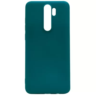Чехол Redmi Note 8 Pro Silicone Case Logo (Темно-Зеленый(22))