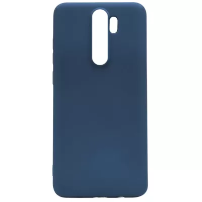 Чехол Redmi Note 8 Pro Silicone Case Logo (Темно-Синий(8))