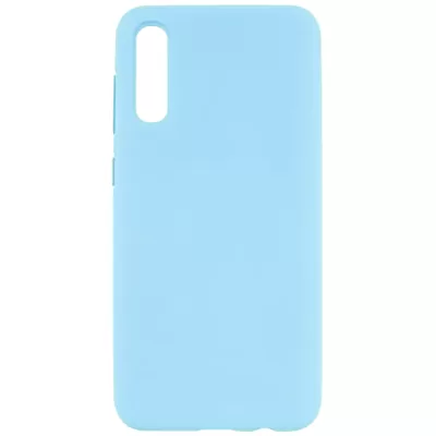 Чехол Sams A50 Silicone Case Logo (Голубой(11))