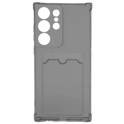 Чехол Sams S21 Ultra Pocket Case (TPU) (Black)