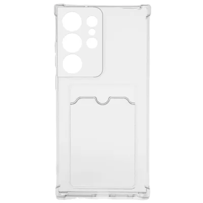 Чехол Sams S21 Ultra Pocket Case (TPU) (Clear)