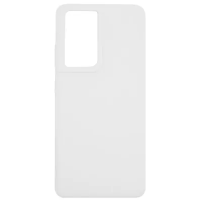 Чехол Sams S21 Ultra Silicone Case Logo (Белый(9))