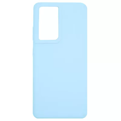 Чехол Sams S21 Ultra Silicone Case Logo (Голубой(11))