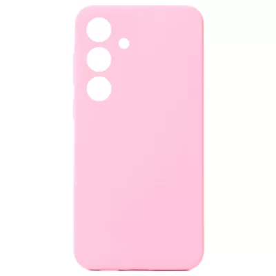 Чехол Sams S24 FE Silicone Case Logo (Розовый(17))