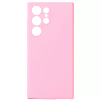 Чехол Sams S23 Ultra Silicone Case Logo (Розовый(17))