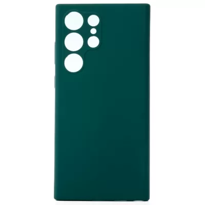 Чехол Sams S24 Ultra Silicone Case Logo (Темно-Зеленый(22))