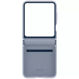 Чехол Sams Z Flip5 Flap Leather Cover (Icy Blue)