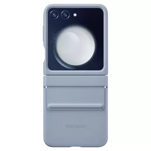 Чехол Sams Z Flip5 Flap Leather Cover (Icy Blue)