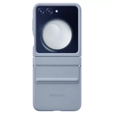 Чехол Sams Z Flip5 Flap Leather Cover (Icy Blue)